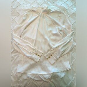 NWT Calvin Klein High Neck Blouse Size Small